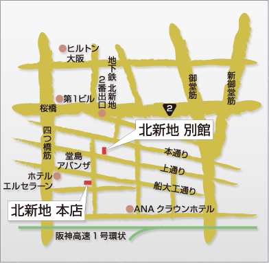 北新地店イメージマップ